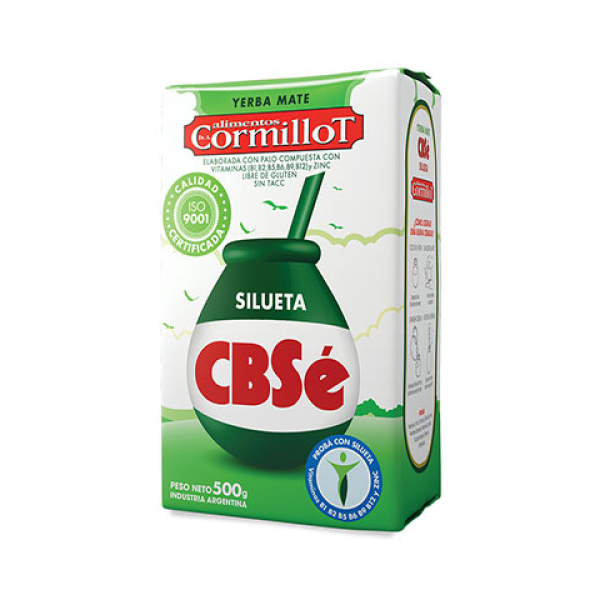 Cbse yerba cormillot 500g silueta