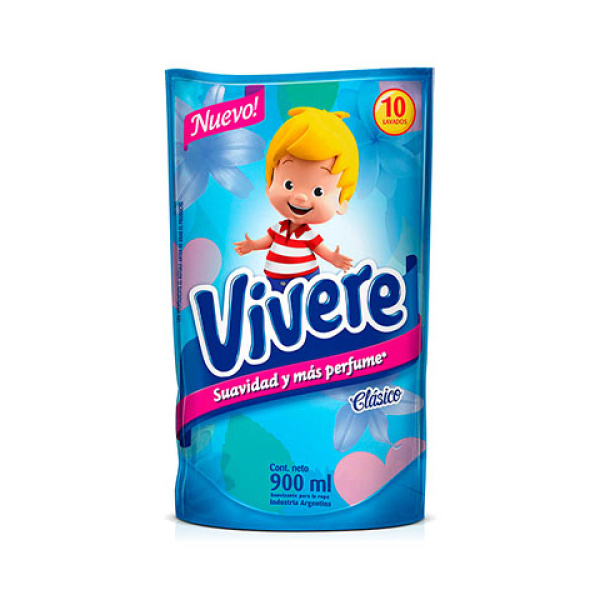 Vivere x 900ml clasico celeste d/p