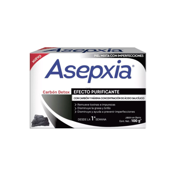 Asepxia jabon carbon detox x100g