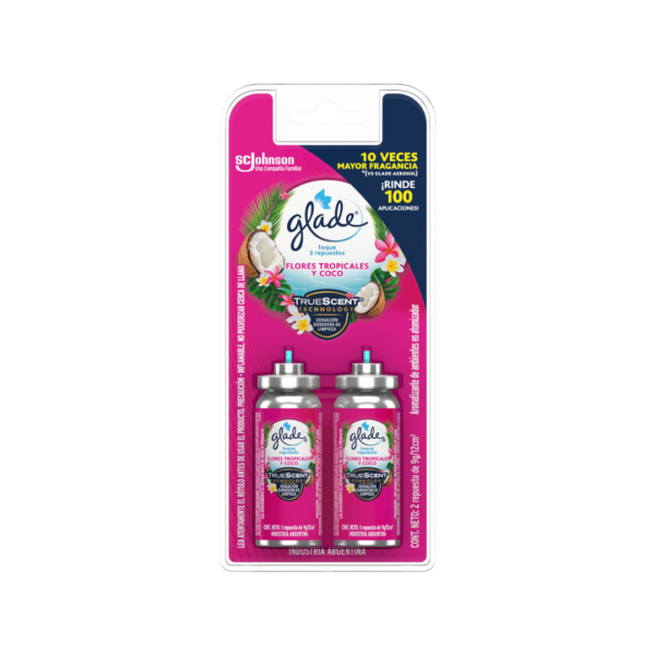 Glade toque rpto twin flores trop y coco