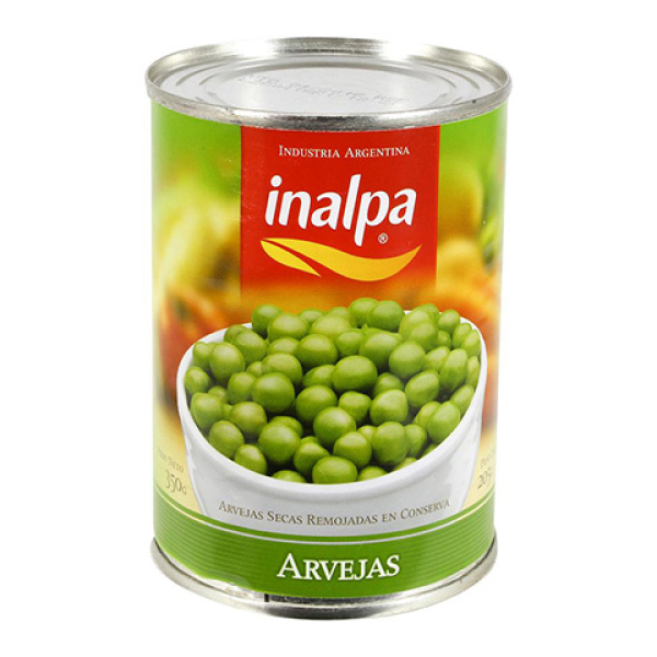 Inalpa arveja verde 300g sec rem