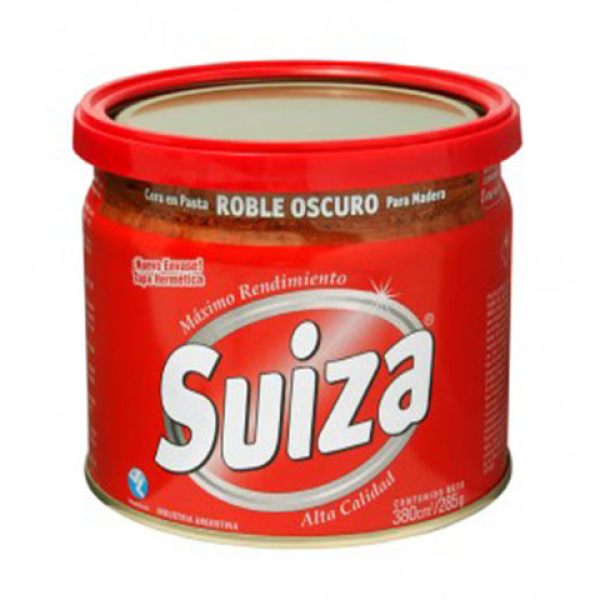 Suiza cera pasta x450g roble oscuro