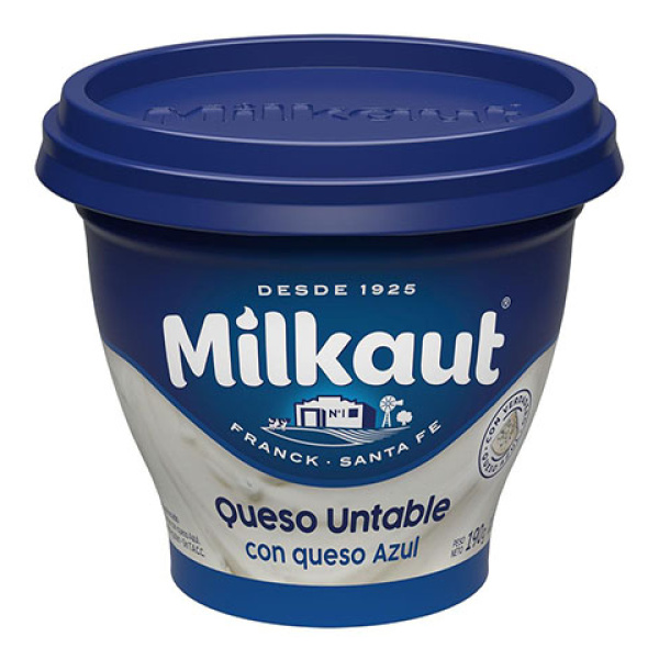 Milkaut queso x190g azul