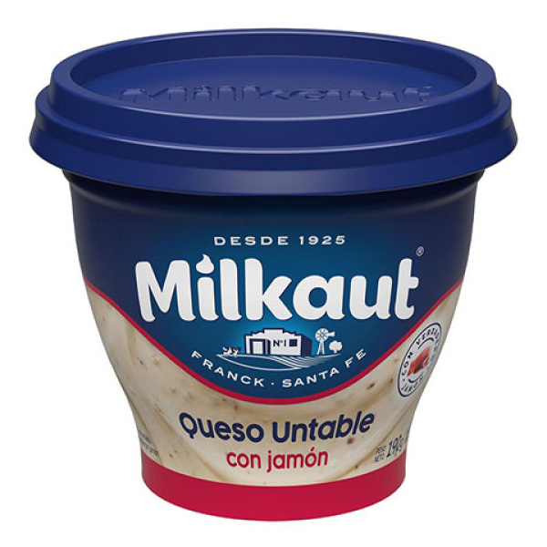 Milkaut queso x190g con jamon