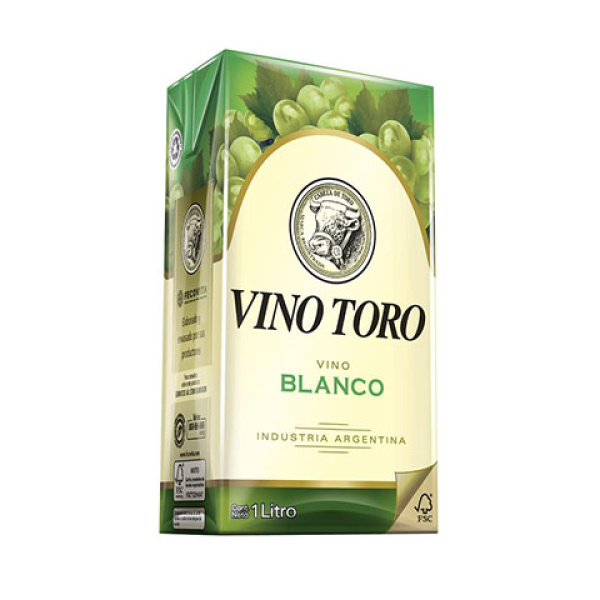 Toro vino tetra-brick x1 blanco