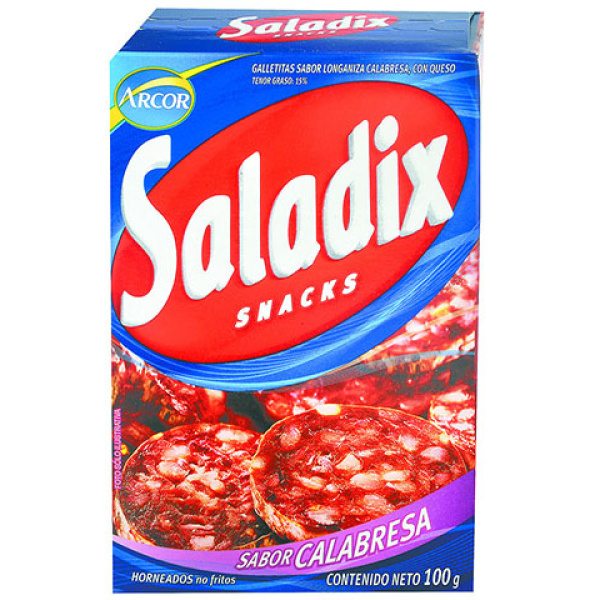Arcor saladix x100g calabresa