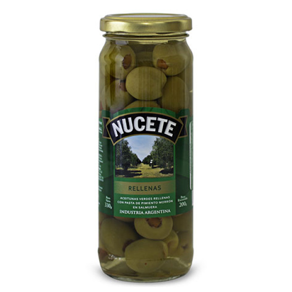 Nucete aceitunas x220g rell c/morron