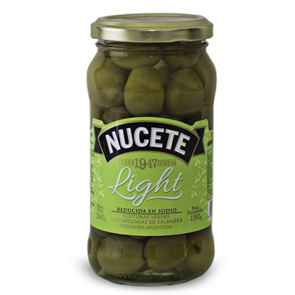 Nucete aceituna verdes x360 descar light