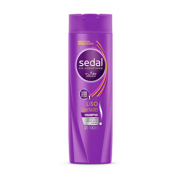 Sedal shampoo 190ml liso perfecto