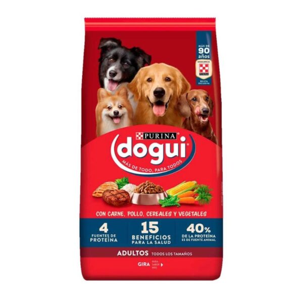 Dogui adultos carne c/vegetales x8kg