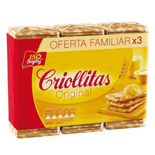 Bagley gall.criollitas 3x100g
