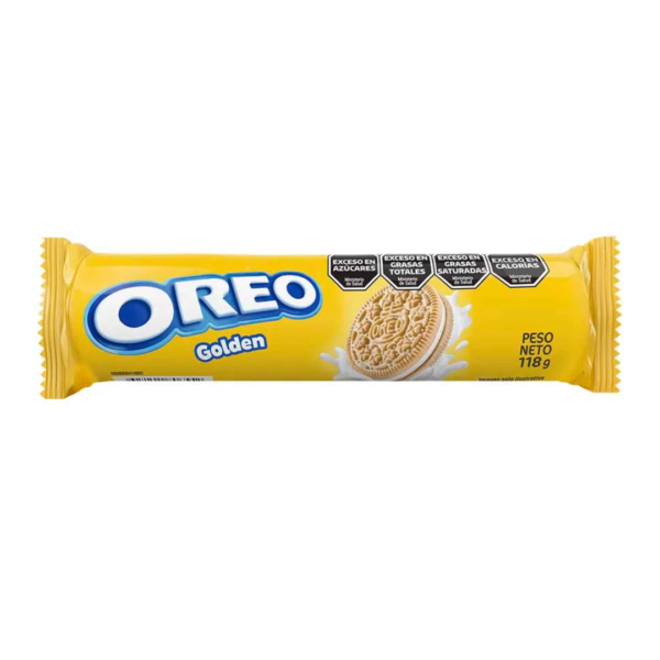 Terrabusi oreo 118g golden vainilla