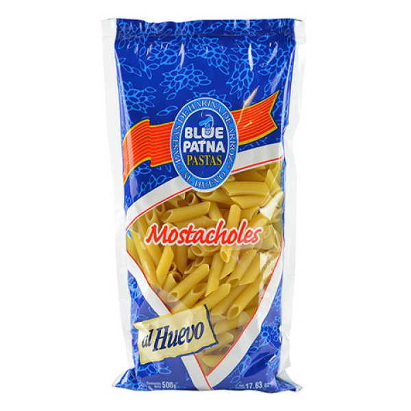Blue patna fideos 500g mostacholes