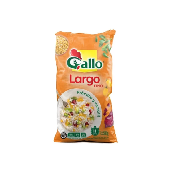 Gallo oro arroz x500g largo fino