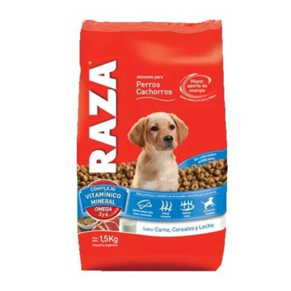 Raza alimento perro cachorro x1.5kg
