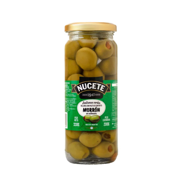 Nucete aceitunas 200g rell c/morron