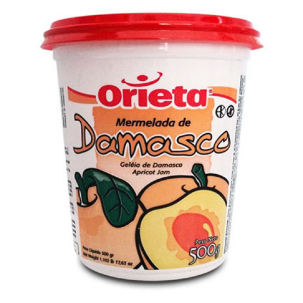 Orieta mermelada x 500g damasco