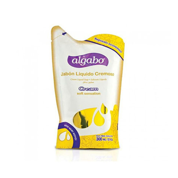 Algabo jabon liq x300 d/p cream