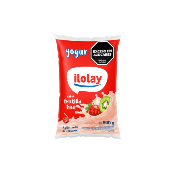 Ilolay yogur ent x900g frutilla-kiwi sachet
