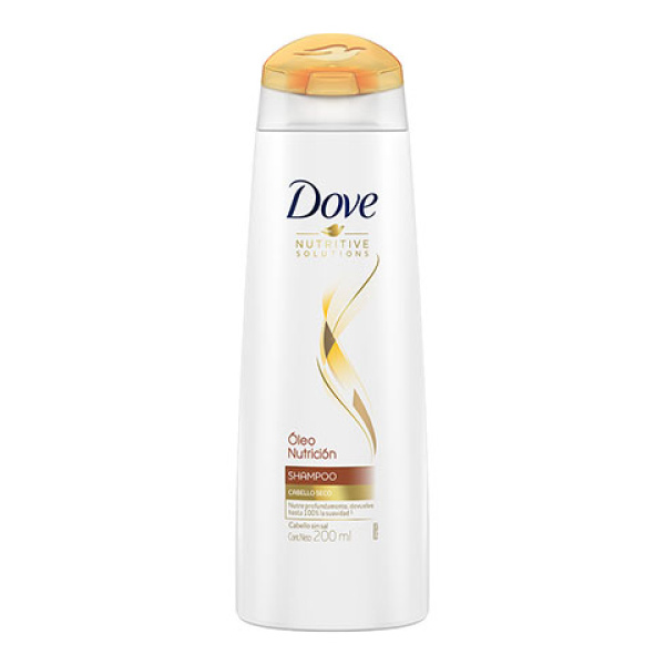 Dove shampoo 200ml oleo nutricion