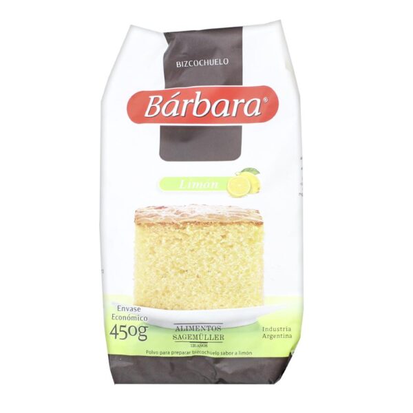 Barbara bizcochuelo x450g limon