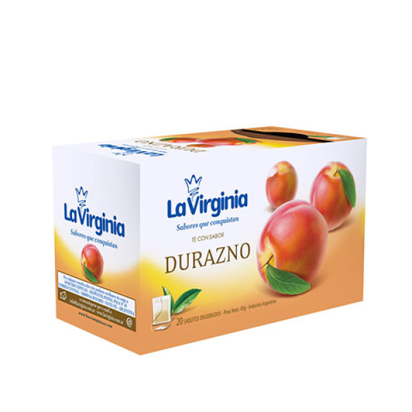 La virginia te x20 durazno