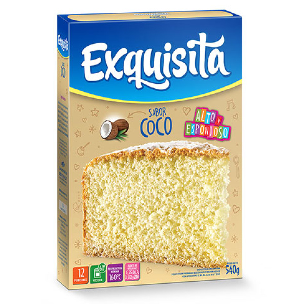 Exquisita esp. bizcochuelo x540 coco