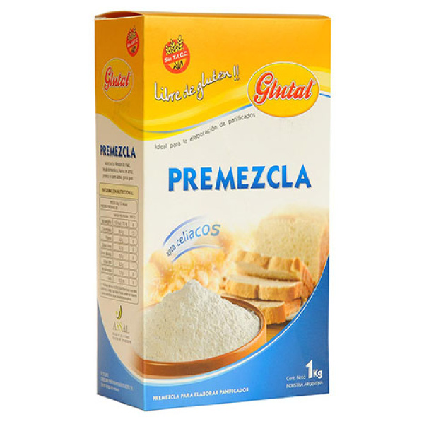 Glutal premezcla panif sin tacc x1k