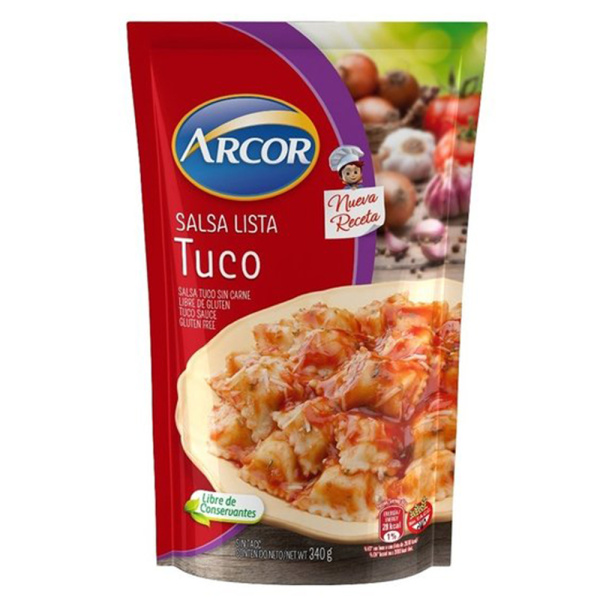 Arcor salsa x340g tuco d/p
