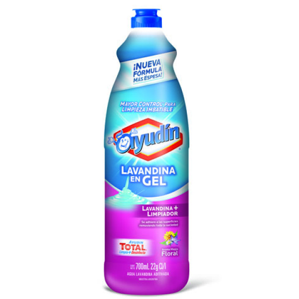 Ayudin lavandina en gel x700ml floral