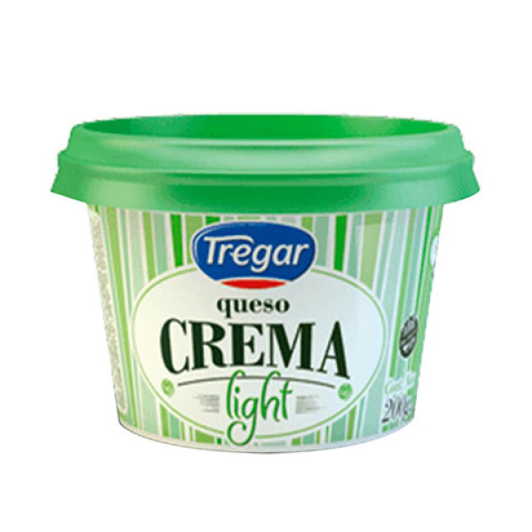Tregar queso crema light x190g