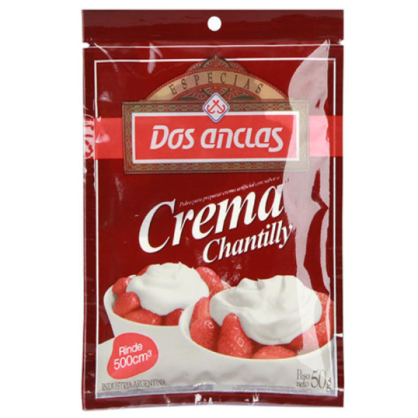 Dos anclas polvo crema chantilly x50g