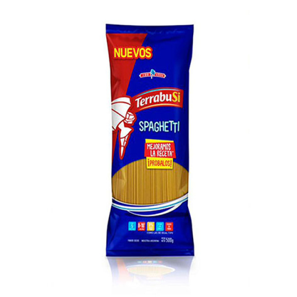 Terrabusi fideos x500g spaghetti