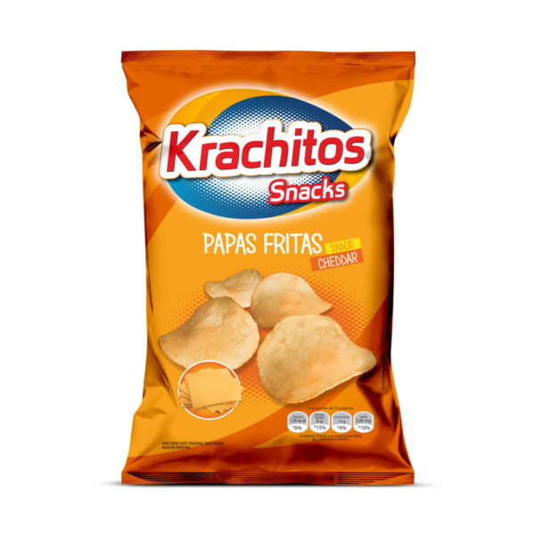 5 hispanos papas fritas cheddar x 55g