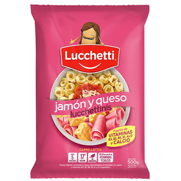 Lucchettinis capp jam/ queso x500g
