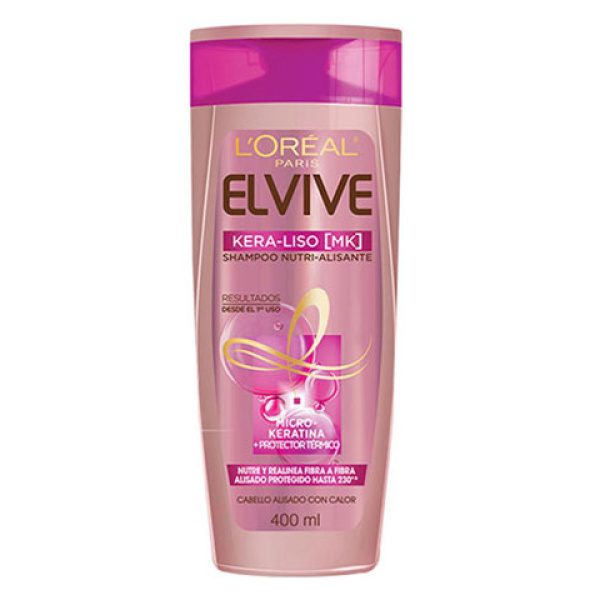 Elvive shampoo x400 kera-liso nutrial