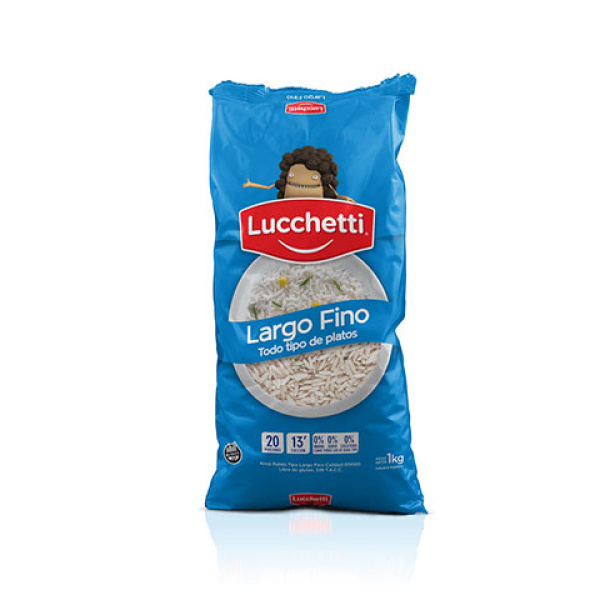 Lucchetti arroz largo fino x1kg