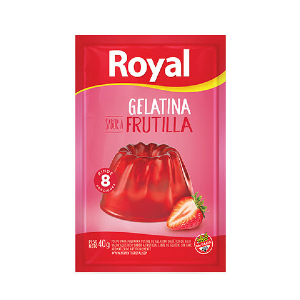 Royal gelatina x 25g frutilla
