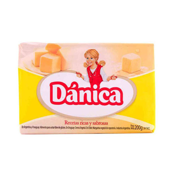 Danica clasica untar x 200g pan