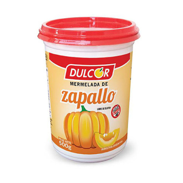 Dulcor mermelada x500g zapallo