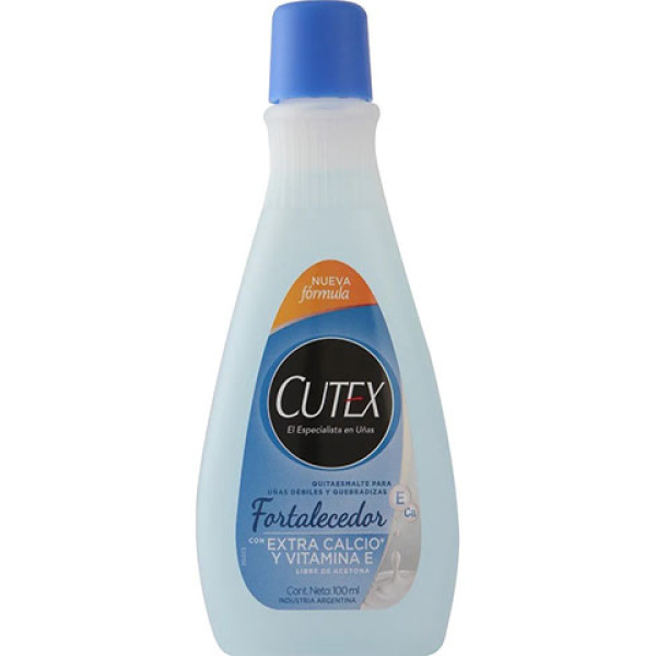 Cutex quitaesmalte x100ml fortalecedor
