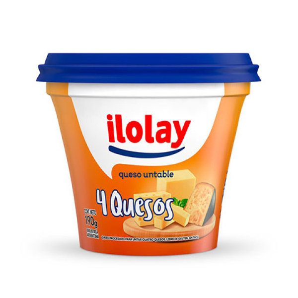 Ilolay queso x190g 4 quesos