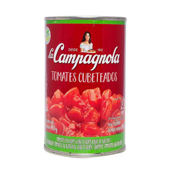 La campagnola tomate cubeteado x400g