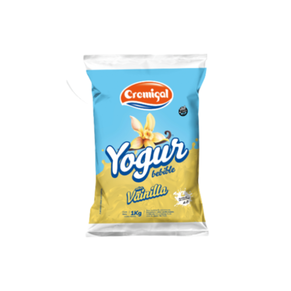 Cremigal yogur 1l sachet sabor vainilla