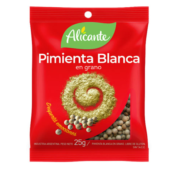 Alicante pimienta bca grano x25g
