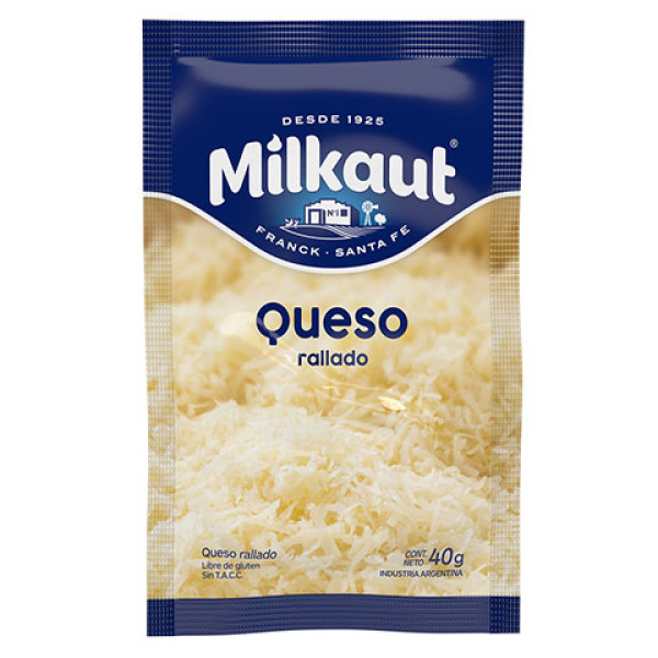 Milkaut queso rallado x40g