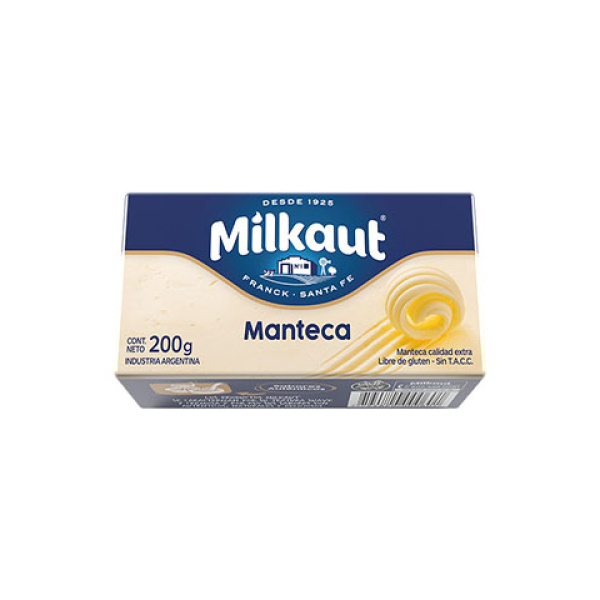 Milkaut manteca extra 200g paq