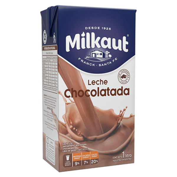 Milkaut leche x1l chocolate