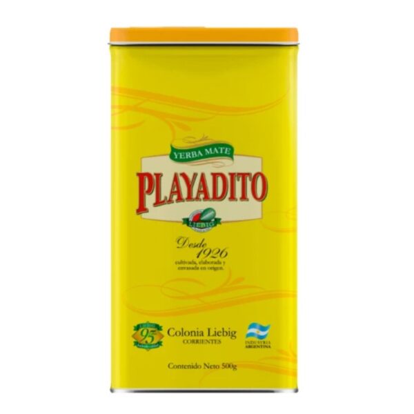 Playadito yerba x500g + lata