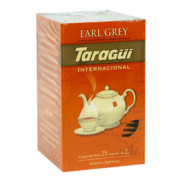 Taragui te inter. earl grey x25 saq